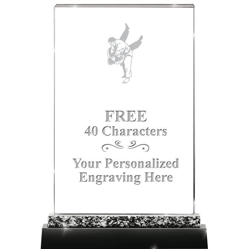 8.5" MARBLE WORKS CRYSTAL