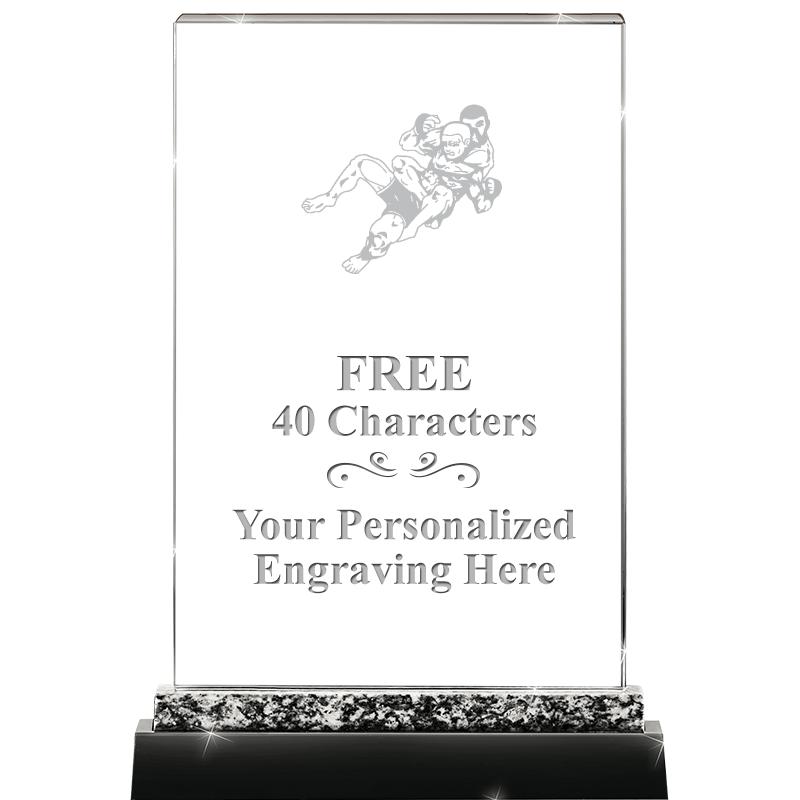 8.5" MARBLE WORKS CRYSTAL