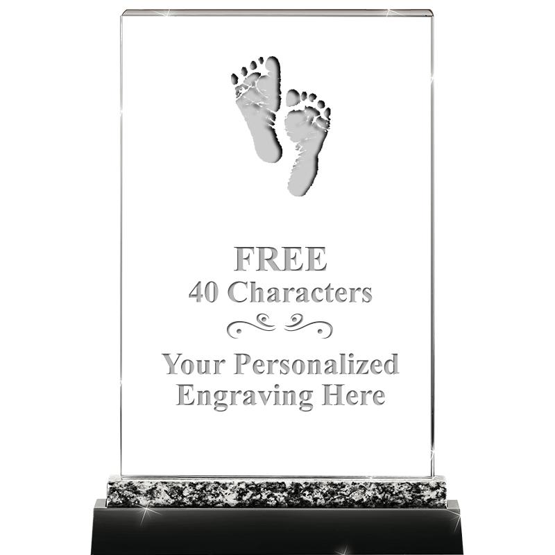 8.5" MARBLE WORKS CRYSTAL