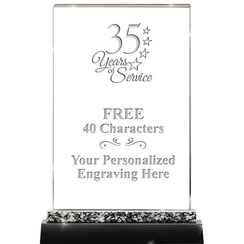 8.5" MARBLE WORKS CRYSTAL