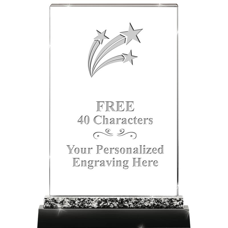 8.5" MARBLE WORKS CRYSTAL