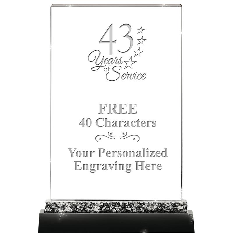 8.5" MARBLE WORKS CRYSTAL