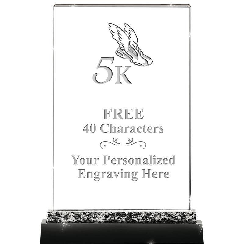 8.5" MARBLE WORKS CRYSTAL