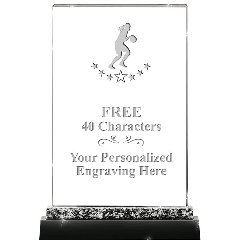 8.5" MARBLE WORKS CRYSTAL