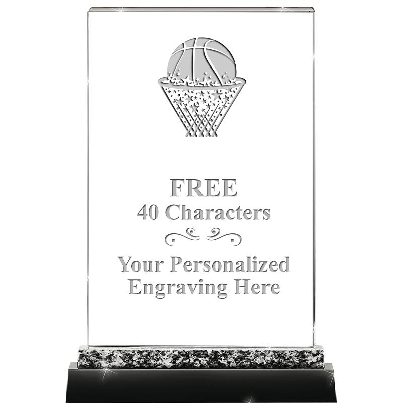 8.5" MARBLE WORKS CRYSTAL