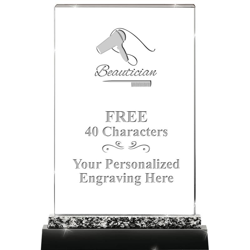 8.5" MARBLE WORKS CRYSTAL