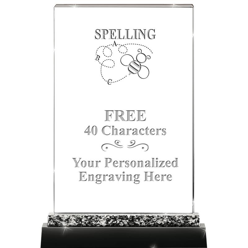 8.5" MARBLE WORKS CRYSTAL