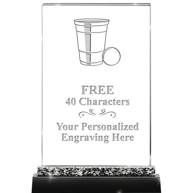 8.5" MARBLE WORKS CRYSTAL