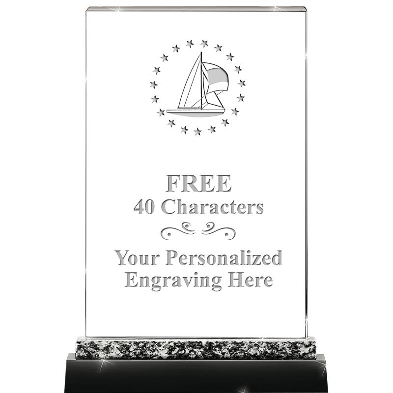 8.5" MARBLE WORKS CRYSTAL