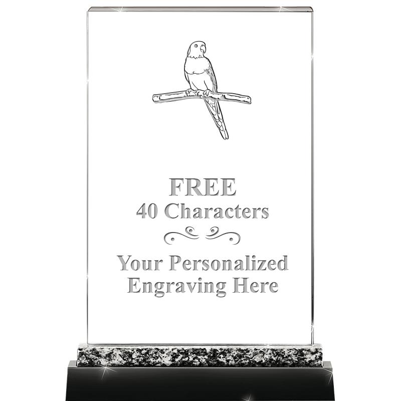 8.5" MARBLE WORKS CRYSTAL