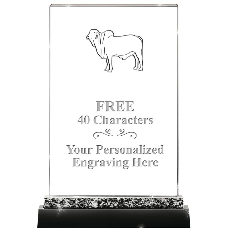 8.5" MARBLE WORKS CRYSTAL