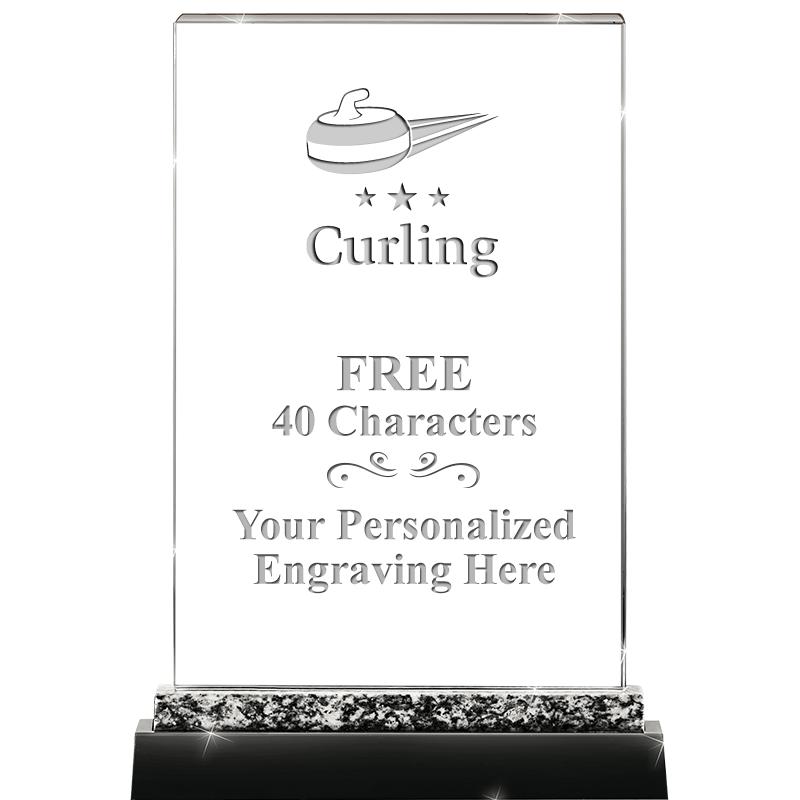 8.5" MARBLE WORKS CRYSTAL