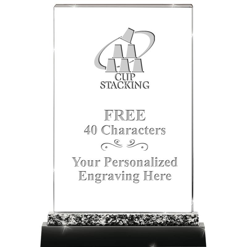 8.5" MARBLE WORKS CRYSTAL