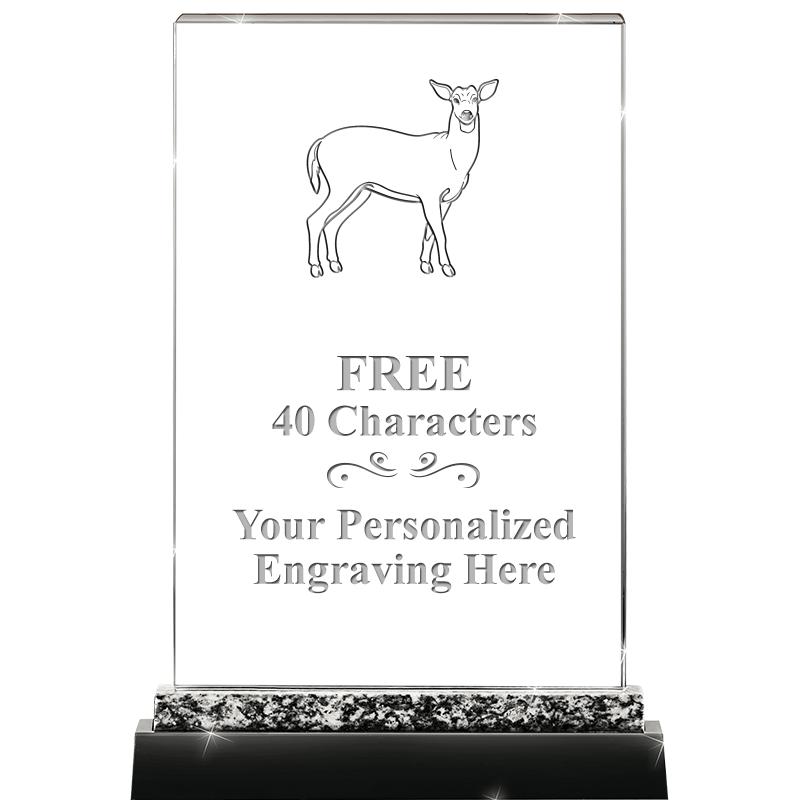 8.5" MARBLE WORKS CRYSTAL