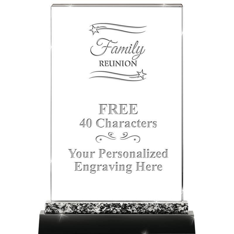 8.5" MARBLE WORKS CRYSTAL