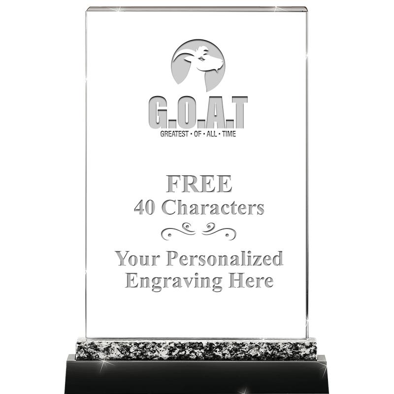 8.5" MARBLE WORKS CRYSTAL