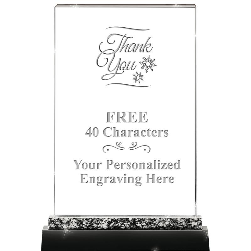 8.5" MARBLE WORKS CRYSTAL