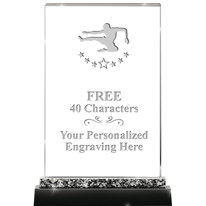 8.5" MARBLE WORKS CRYSTAL