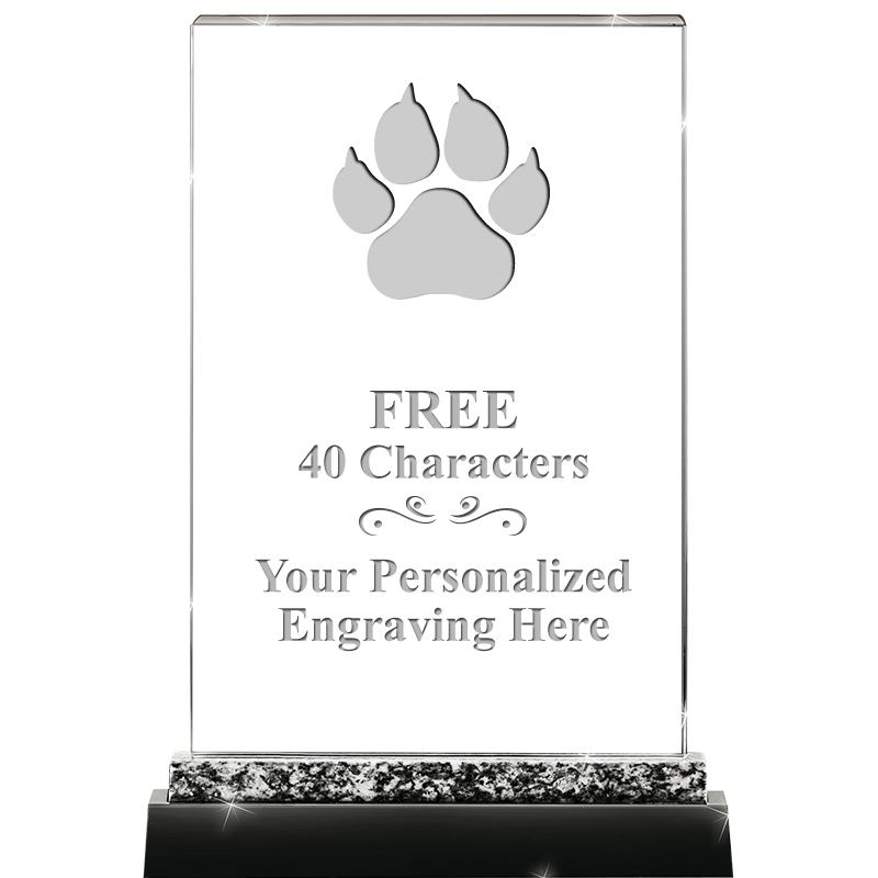 8.5" MARBLE WORKS CRYSTAL