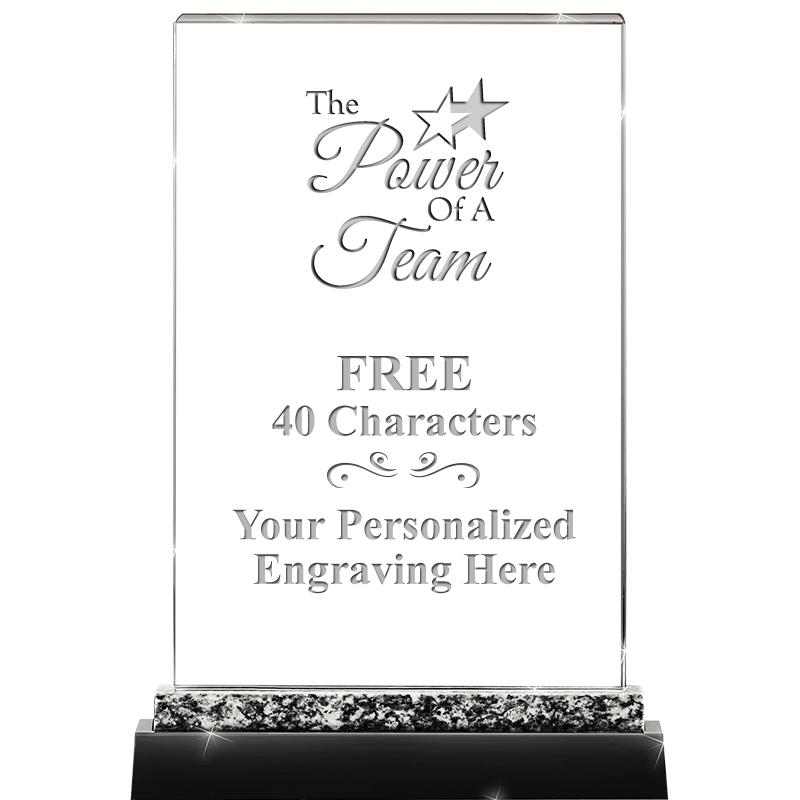 8.5" MARBLE WORKS CRYSTAL