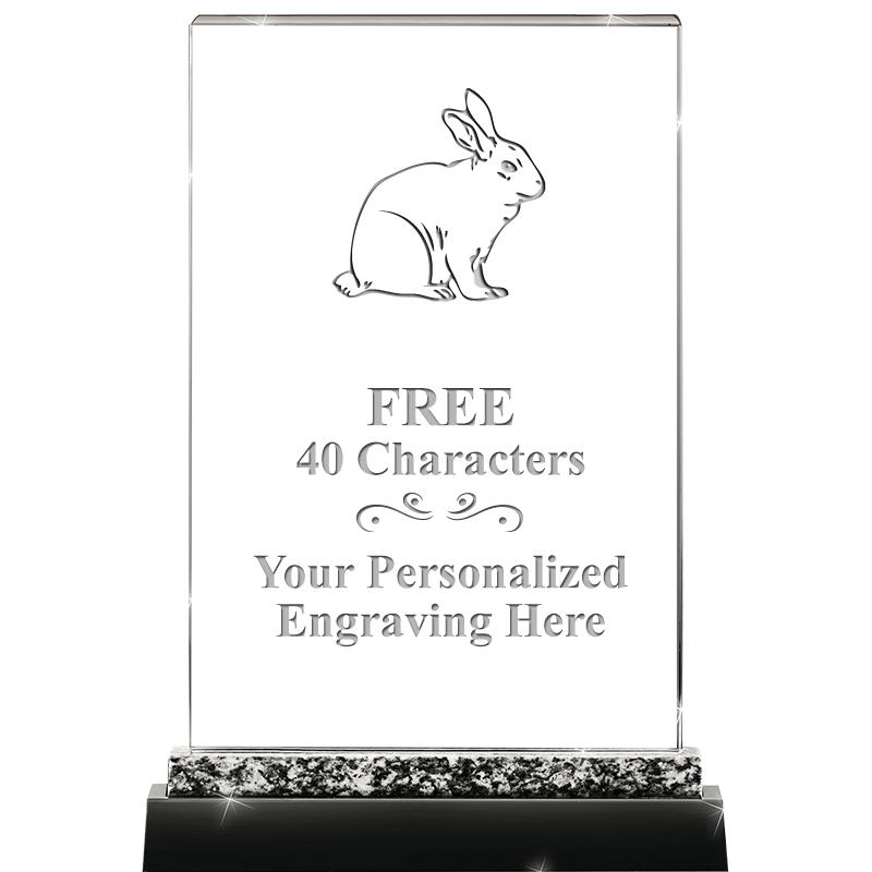 8.5" MARBLE WORKS CRYSTAL