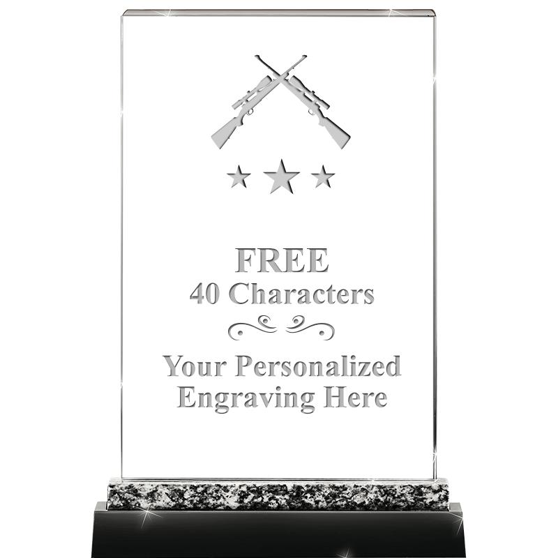 8.5" MARBLE WORKS CRYSTAL