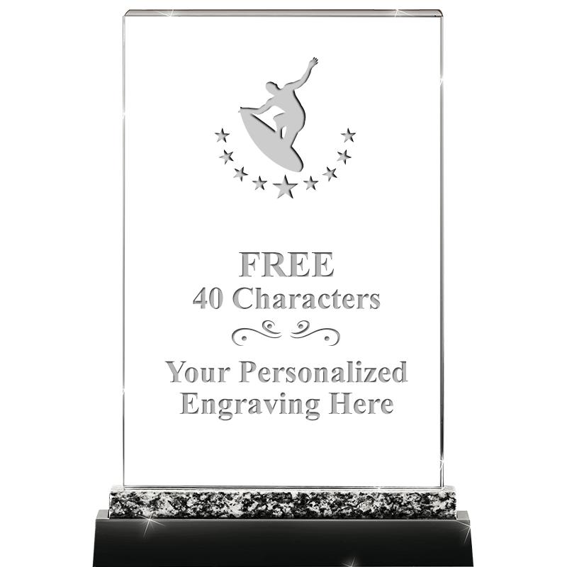 8.5" MARBLE WORKS CRYSTAL