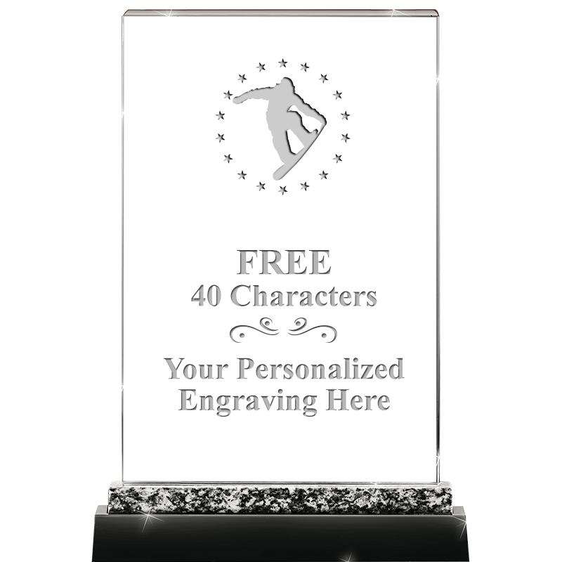 8.5" MARBLE WORKS CRYSTAL