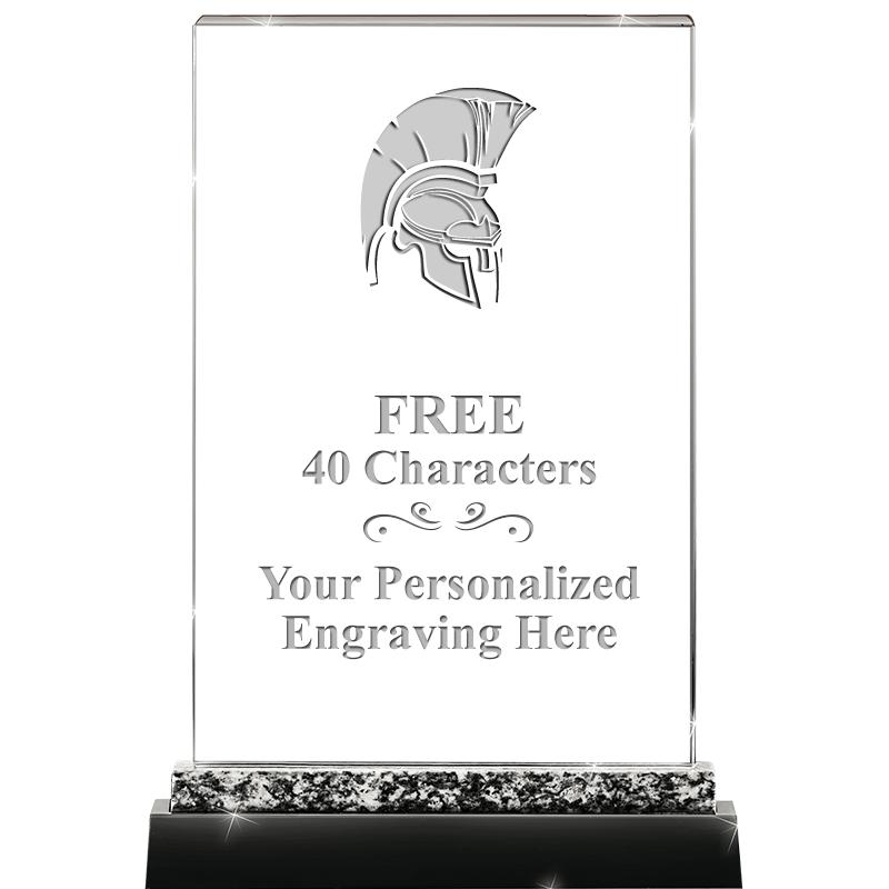 8.5" MARBLE WORKS CRYSTAL