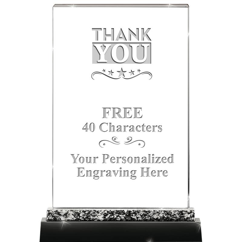 8.5" MARBLE WORKS CRYSTAL