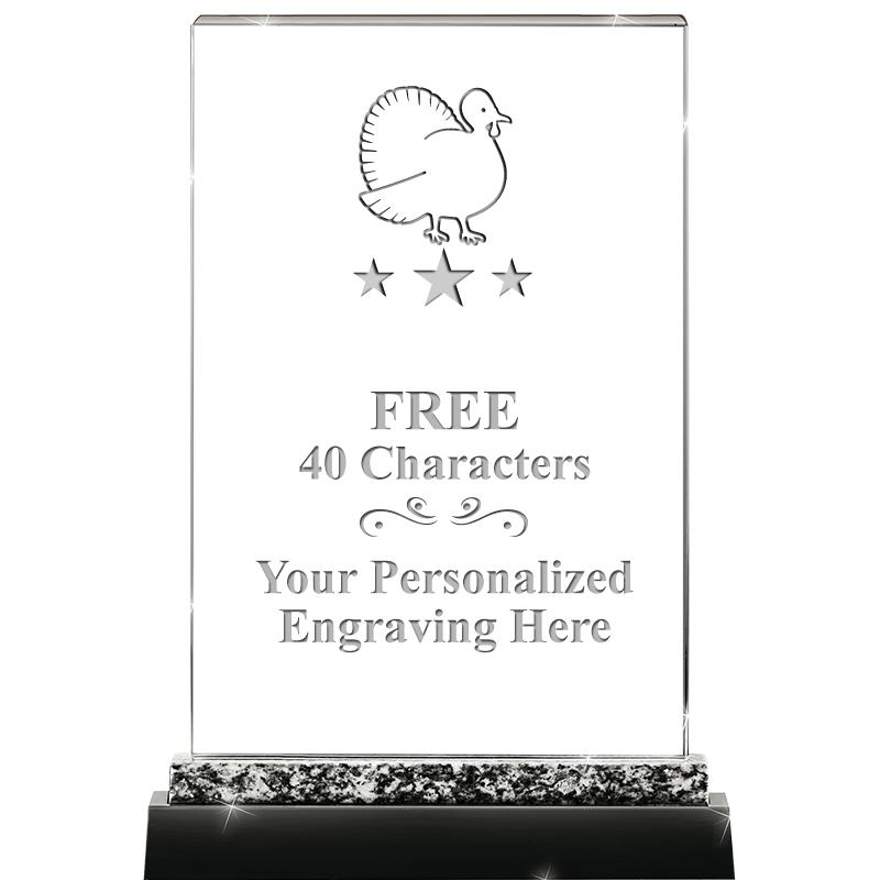 8.5" MARBLE WORKS CRYSTAL