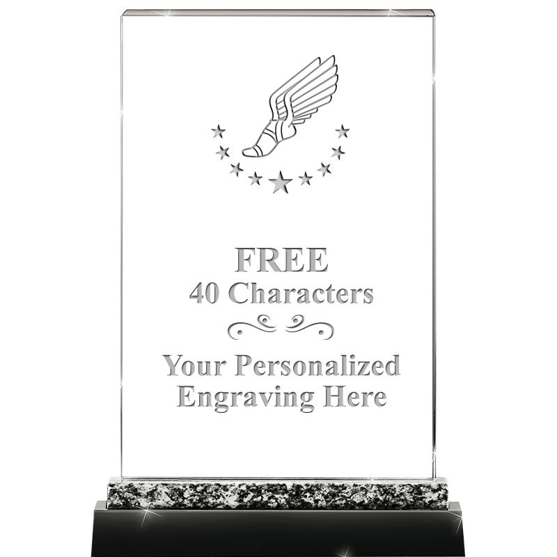 8.5" MARBLE WORKS CRYSTAL