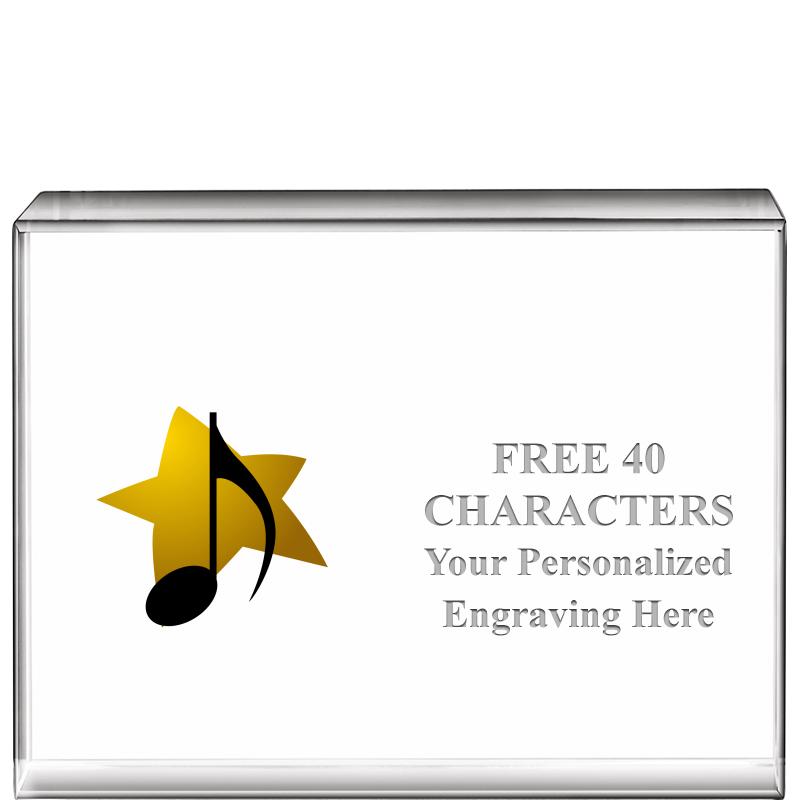 4"x3"HORIZONTAL DISPLAY CRYSTL