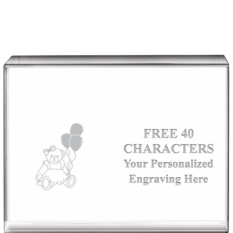 4"x3"HORIZONTAL DISPLAY CRYSTL