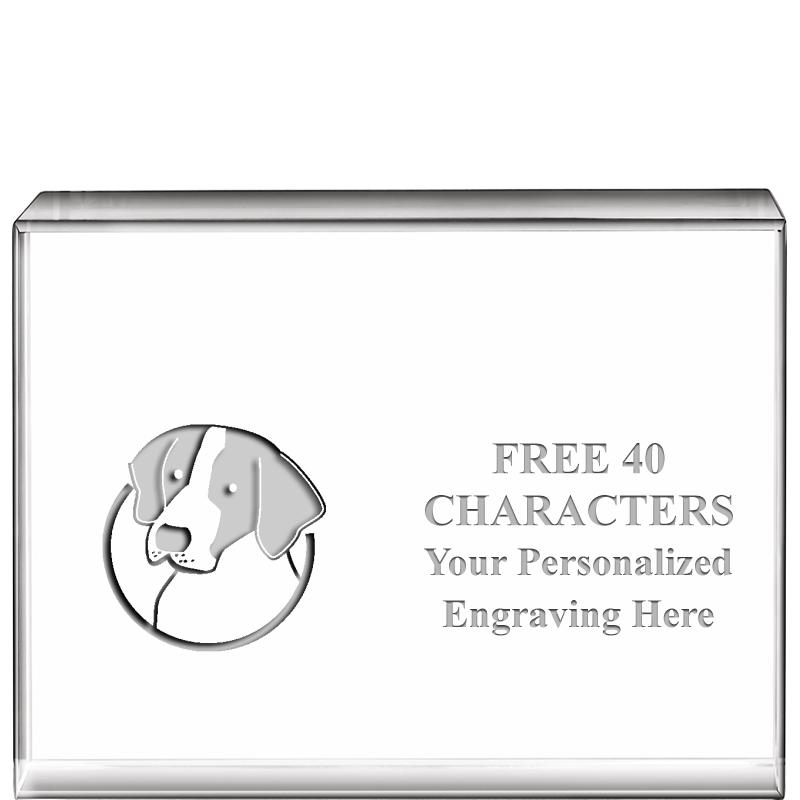 4"x3"HORIZONTAL DISPLAY CRYSTL