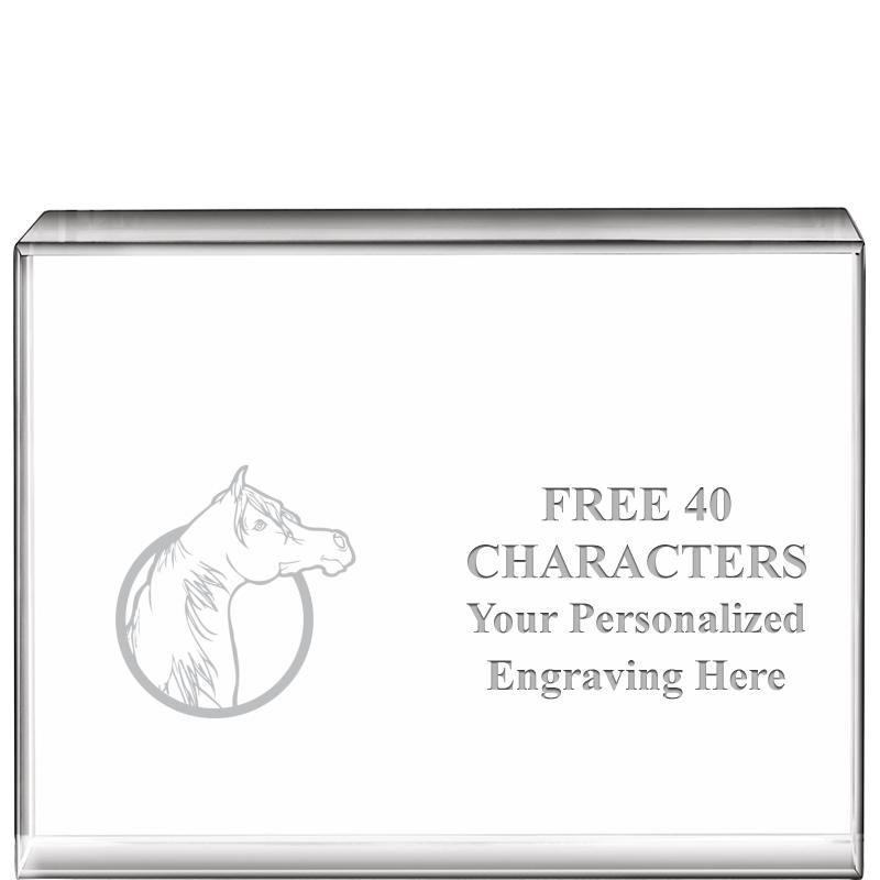 4"x3"HORIZONTAL DISPLAY CRYSTL