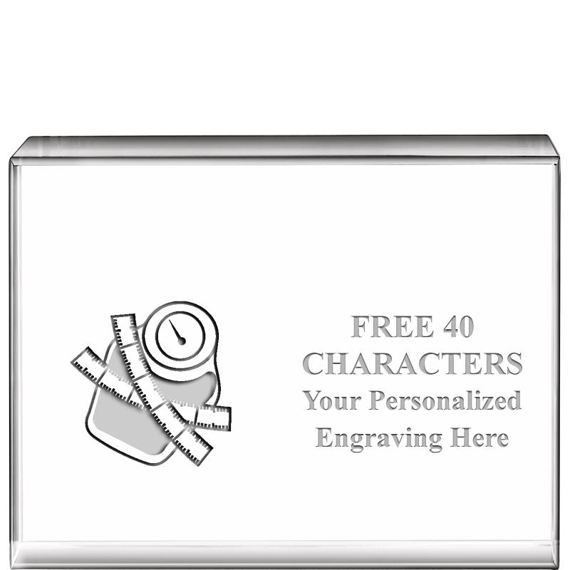 4"x3"HORIZONTAL DISPLAY CRYSTL