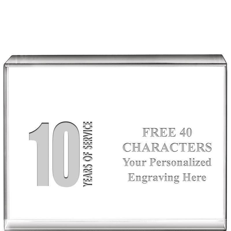 4"x3"HORIZONTAL DISPLAY CRYSTL