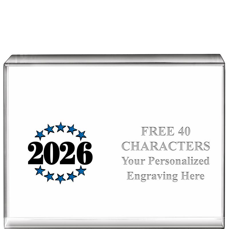 4"x3"HORIZONTAL DISPLAY CRYSTL