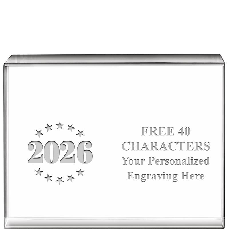 4"x3"HORIZONTAL DISPLAY CRYSTL