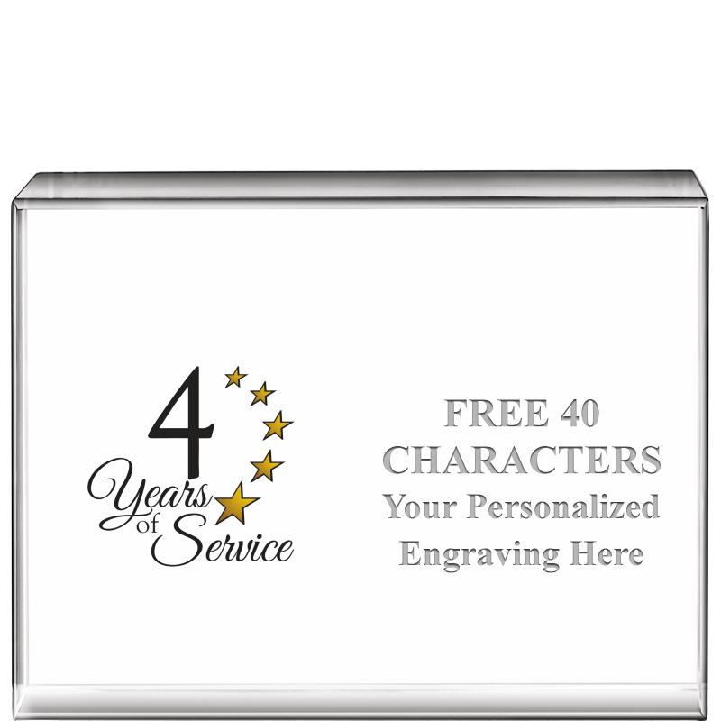 4"x3"HORIZONTAL DISPLAY CRYSTL