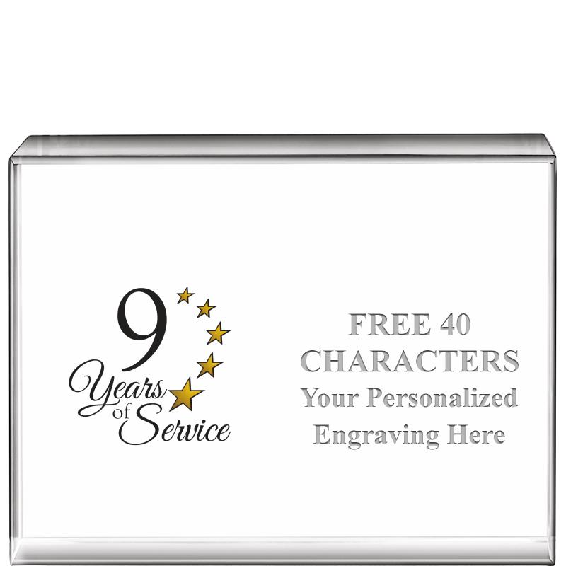 4"x3"HORIZONTAL DISPLAY CRYSTL