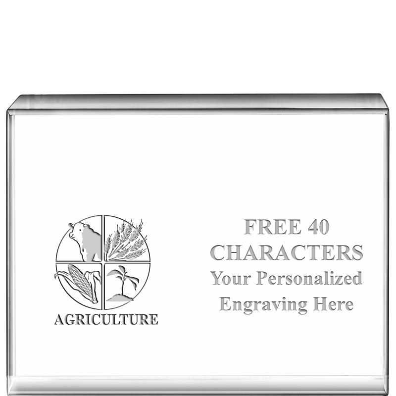 4"x3"HORIZONTAL DISPLAY CRYSTL