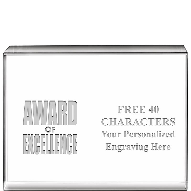 4"x3"HORIZONTAL DISPLAY CRYSTL