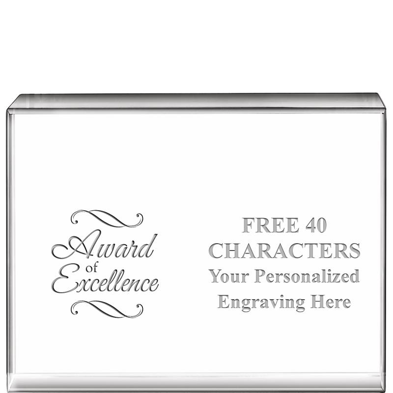 4"x3"HORIZONTAL DISPLAY CRYSTL