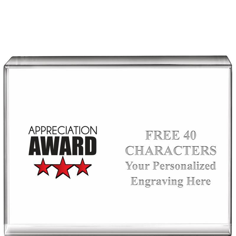 4"x3"HORIZONTAL DISPLAY CRYSTL