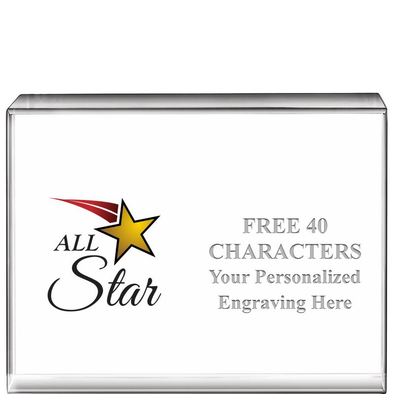 4"x3"HORIZONTAL DISPLAY CRYSTL