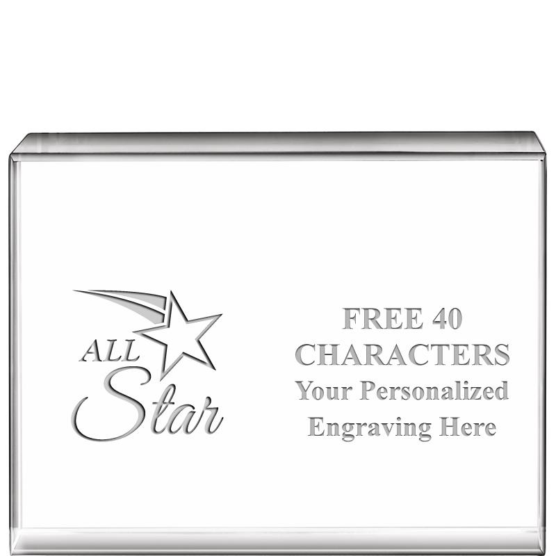 4"x3"HORIZONTAL DISPLAY CRYSTL