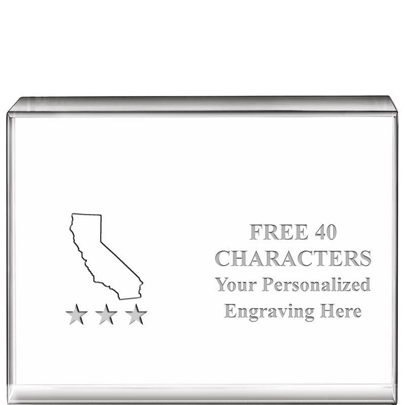 4"x3"HORIZONTAL DISPLAY CRYSTL