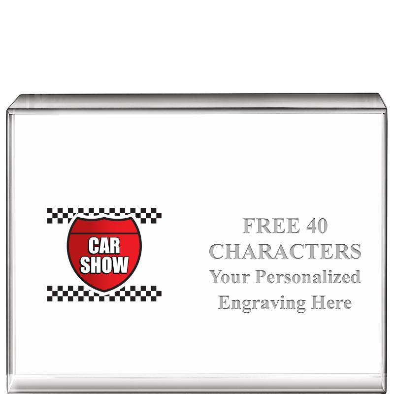 4"x3"HORIZONTAL DISPLAY CRYSTL